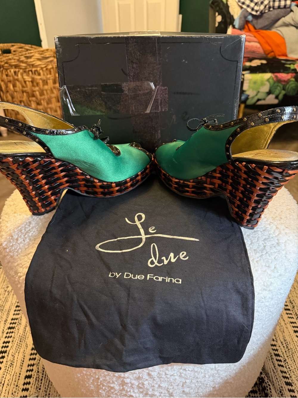Le Due by Due Farina Green Platform